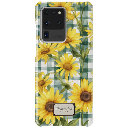 Gingham and Flowers Tough Case