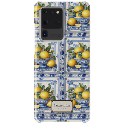 Lemon Majolica Snap Case