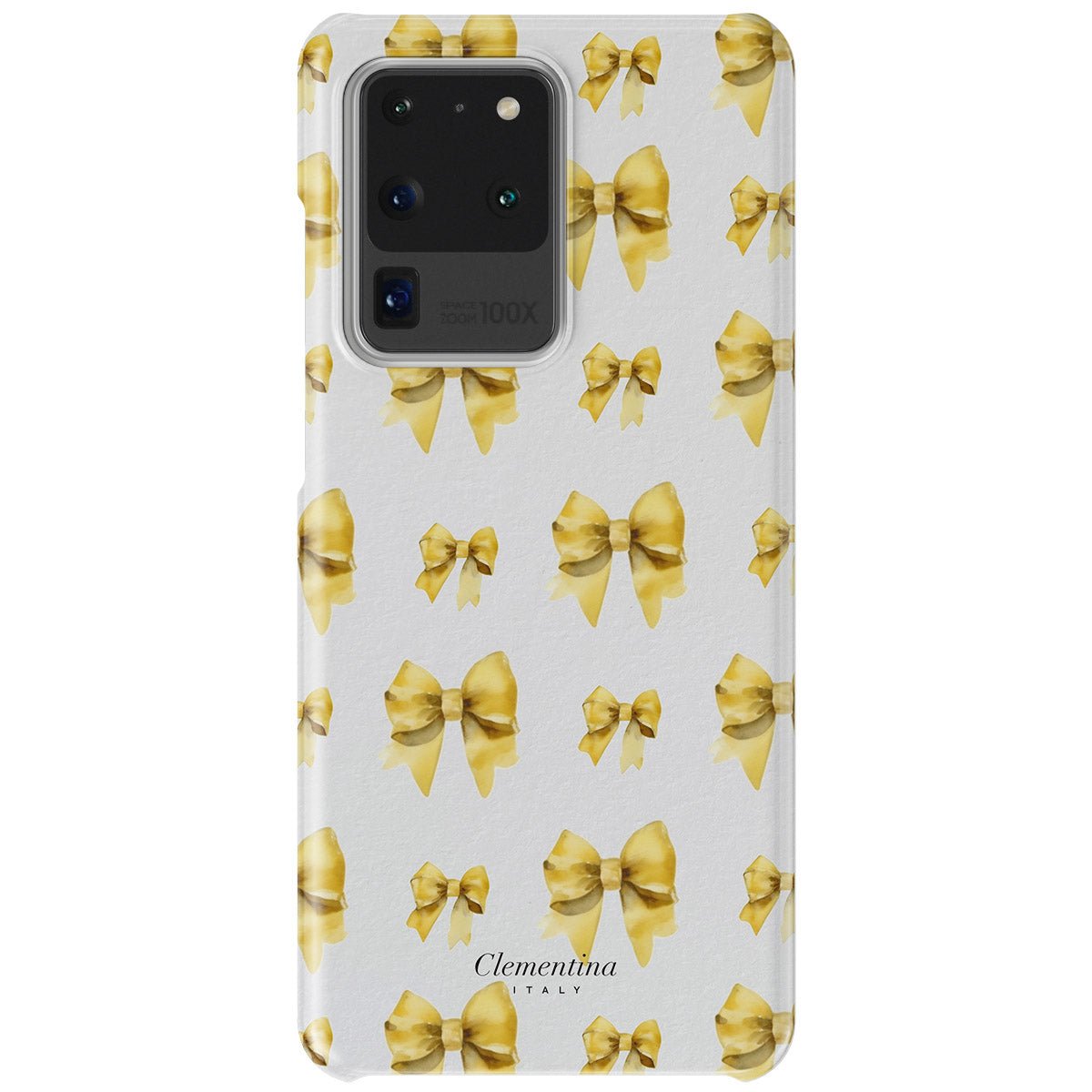 Yellow Bows Snap Case