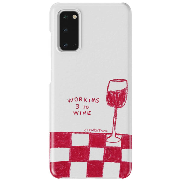 9 to Wine Snap Case