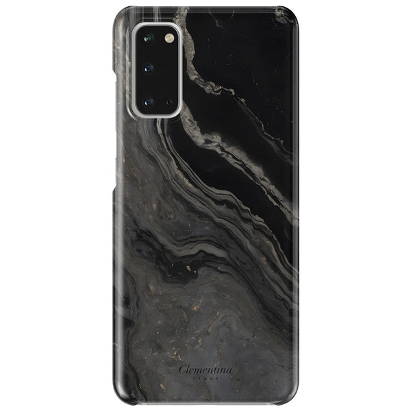 Black Marble Snap Case