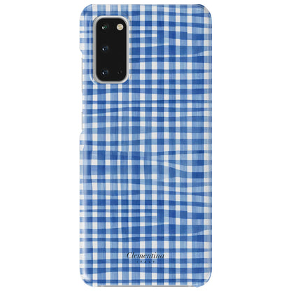 Blue Gingham Tough Case