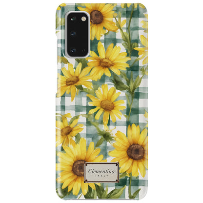 Gingham and Flowers Tough Case