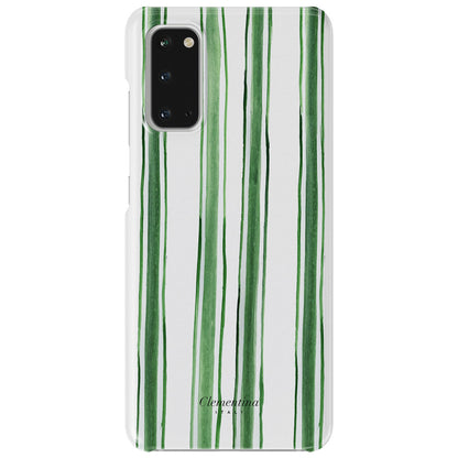 Green Stripes Snap Case