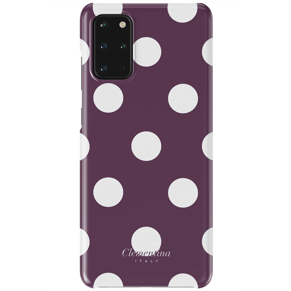 Burgundy Dots Tough Case