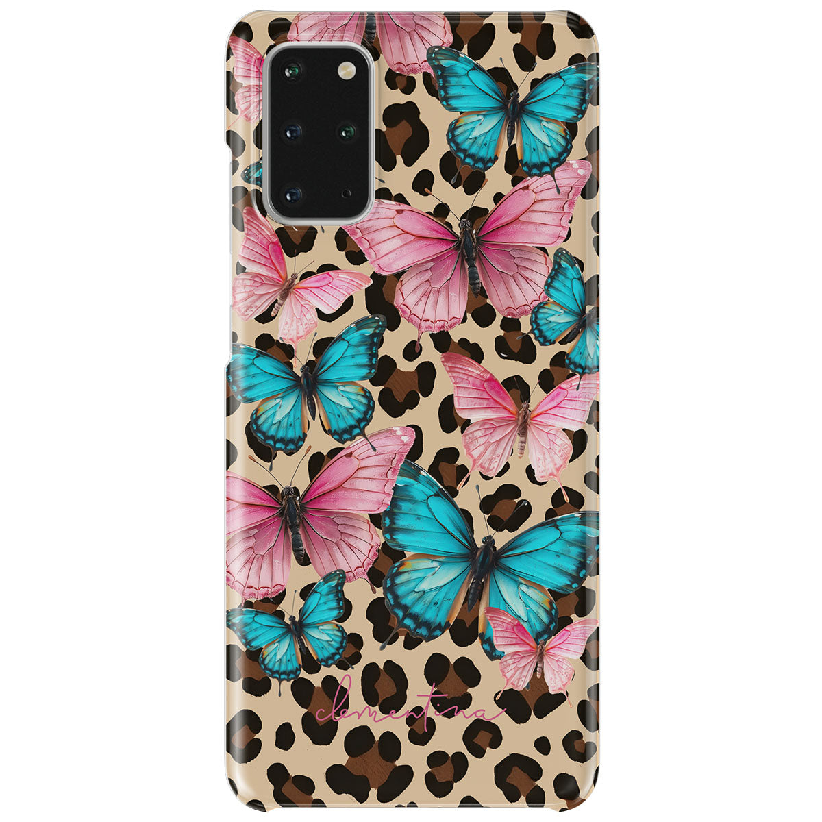 Leopard & Butterflies Snap Case