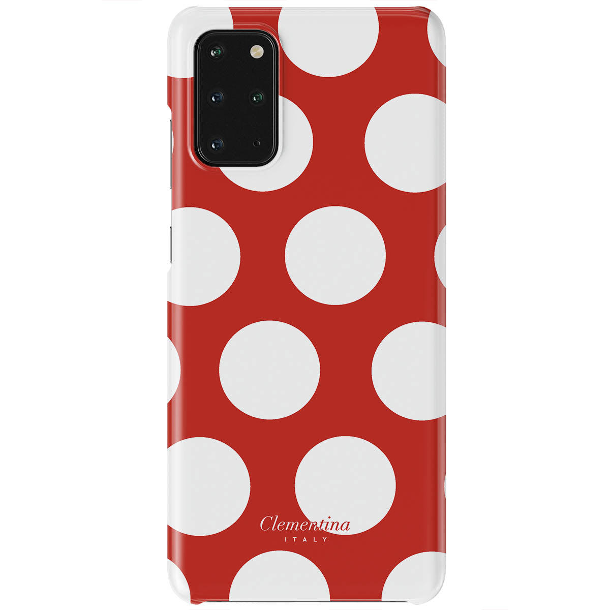 White Polka Dots Tough Case