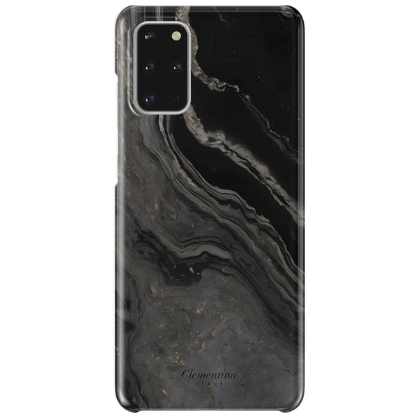 Black Marble Snap Case