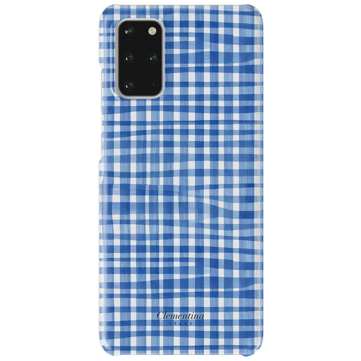 Blue Gingham Snap Case