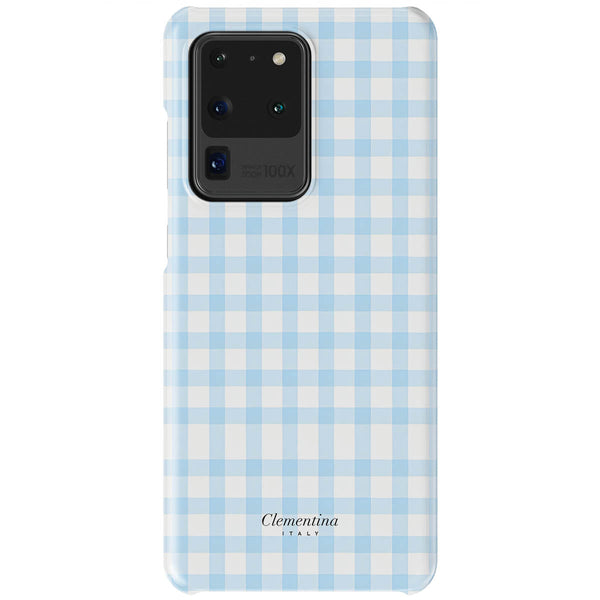 Baby Blue Gingham Tough Case