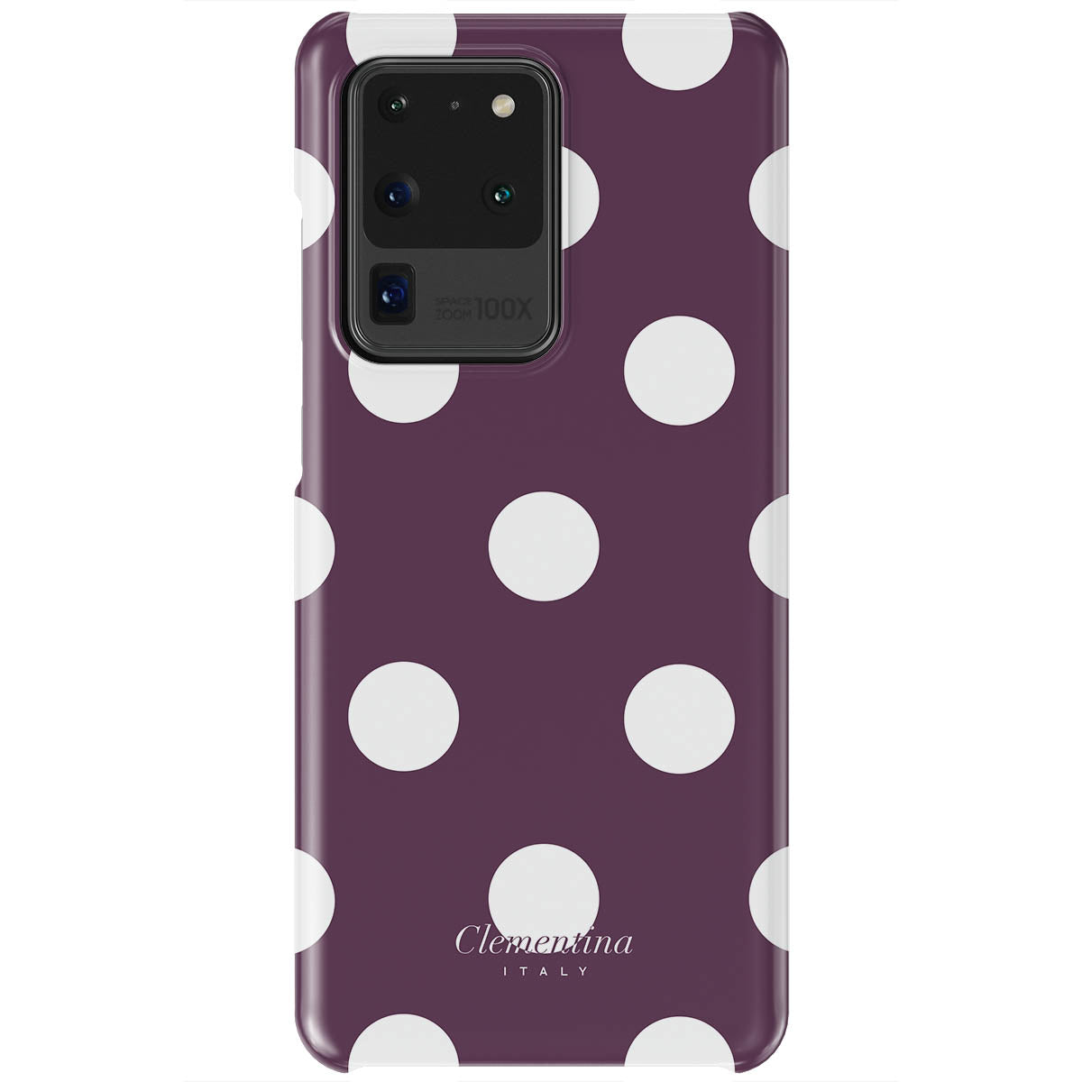 Burgundy Dots Tough Case
