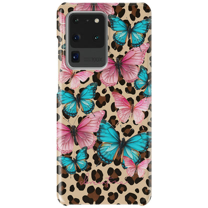 Leopard & Butterflies Snap Case