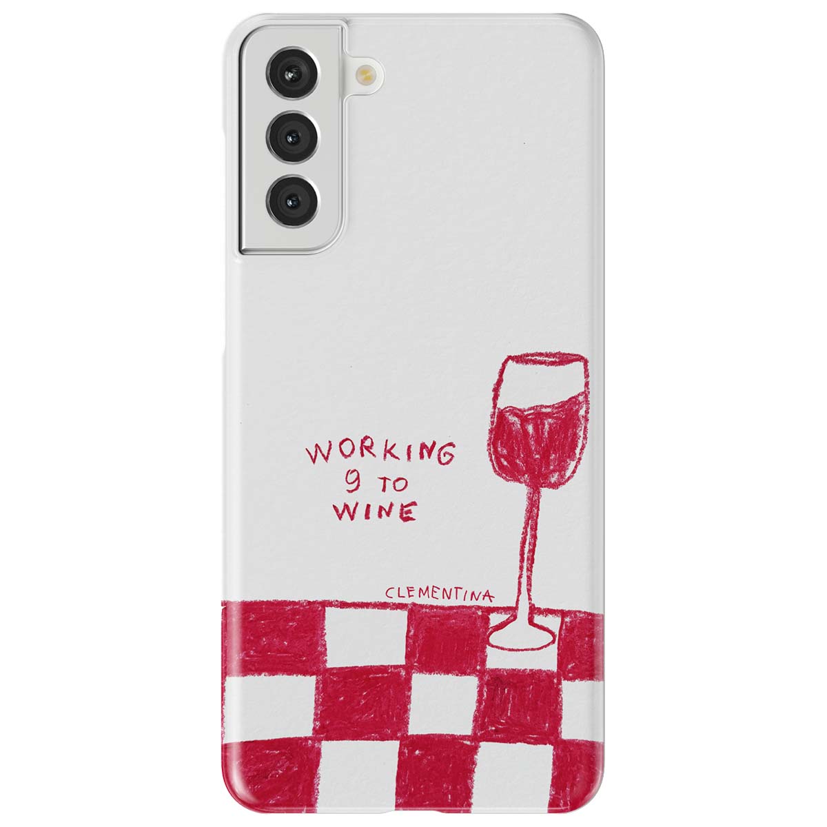 9 to Wine Snap Case