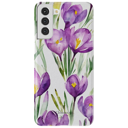 Crocus Snap Case