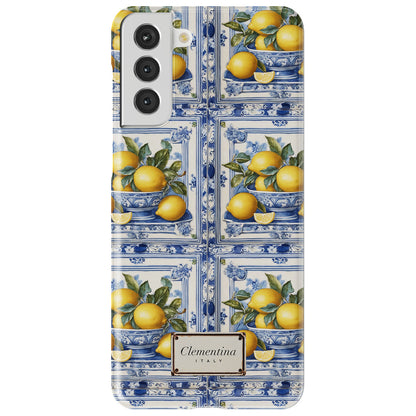 Lemon Majolica Snap Case