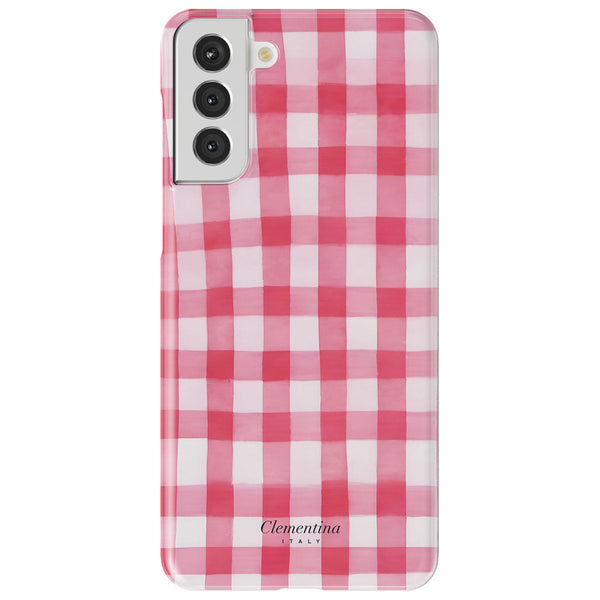 Pink Gingham Tough Case