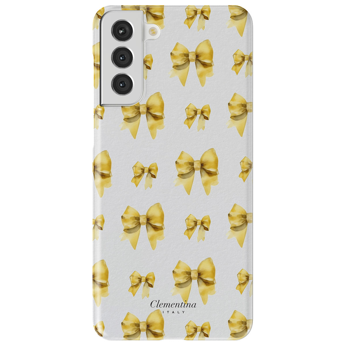 Yellow Bows Snap Case