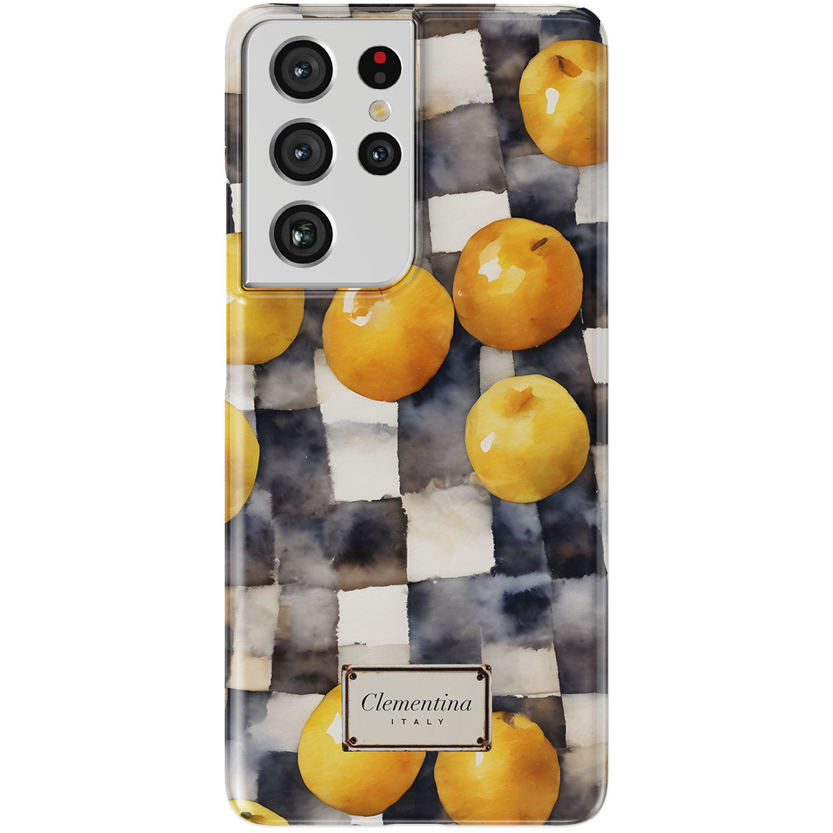 Gingham & Citrus Snap Case