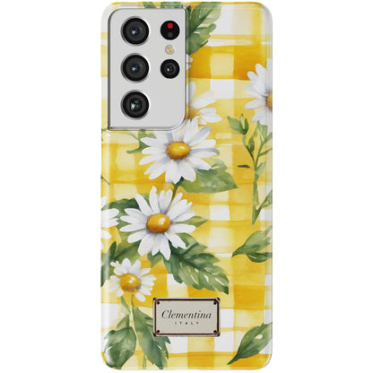 Gingham and Daisy Snap Case