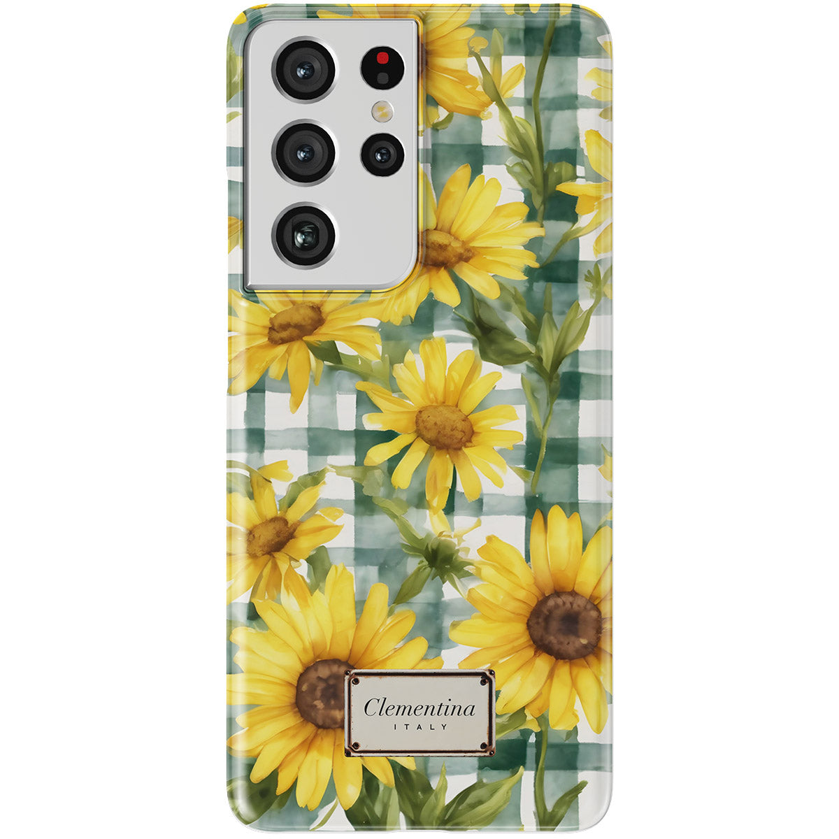 Gingham and Flowers Tough Case