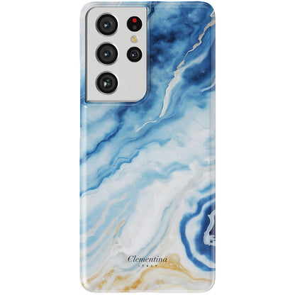 Marble Azzurro Snap Case