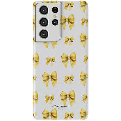 Yellow Bows Snap Case