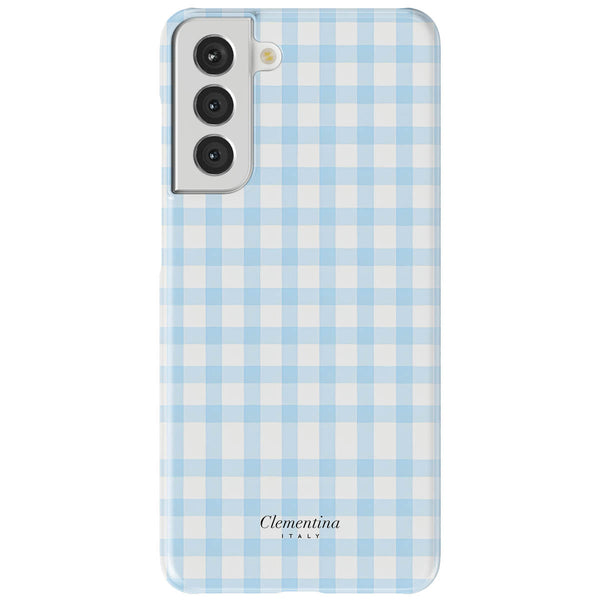 Baby Blue Gingham Tough Case