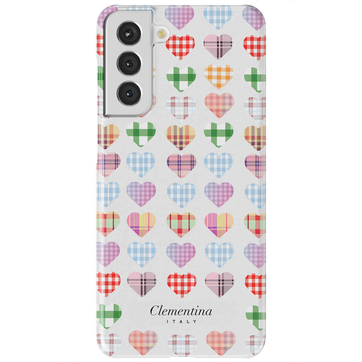 Checked Hearts Tough Case