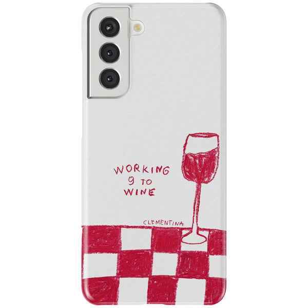 9 to Wine Snap Case