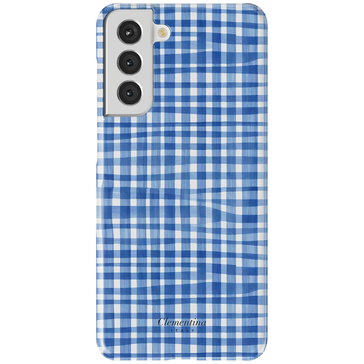 Blue Gingham Snap Case