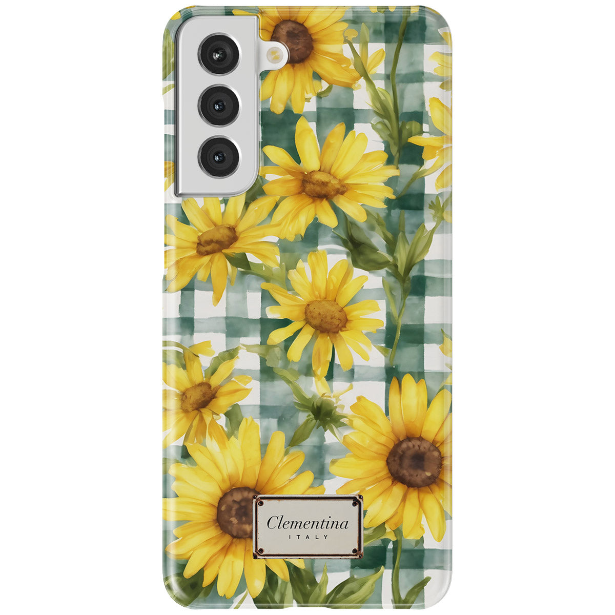 Gingham and Flowers Tough Case