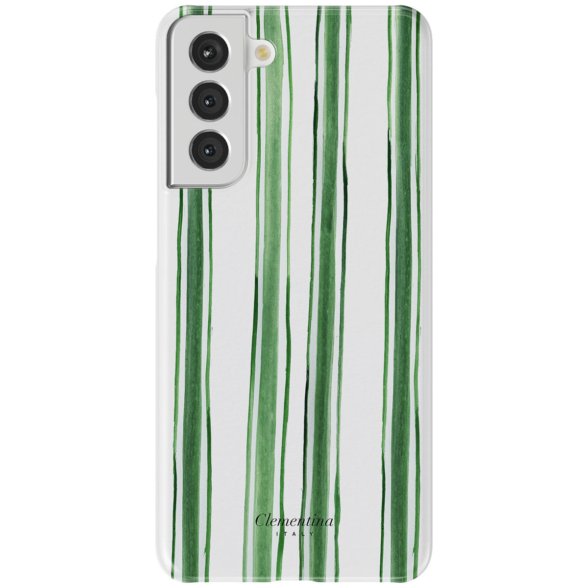 Green Stripes Snap Case