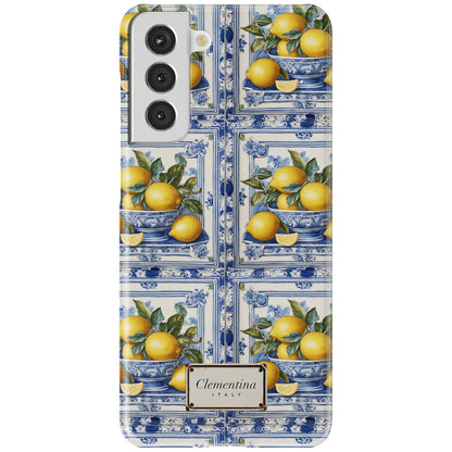 Lemon Majolica Snap Case