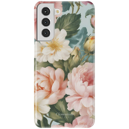 Peonies Snap Case