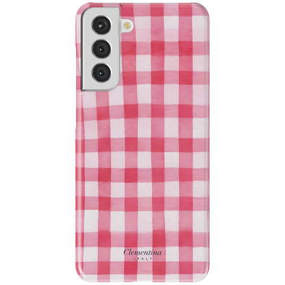 Pink Gingham Tough Case