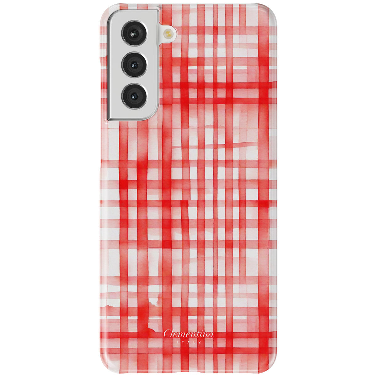 Red Gingham Snap Case