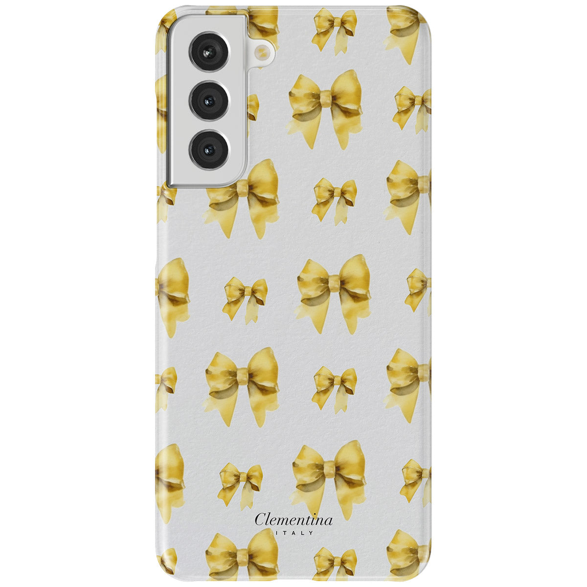 Yellow Bows Snap Case