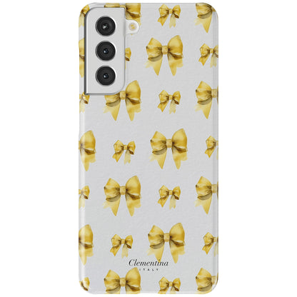 Yellow Bows Snap Case