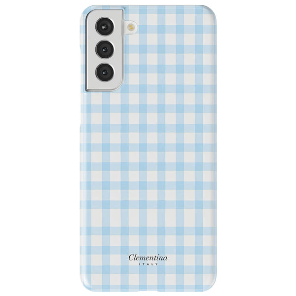 Baby Blue Gingham Tough Case