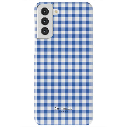 Blue Gingham Tough Case