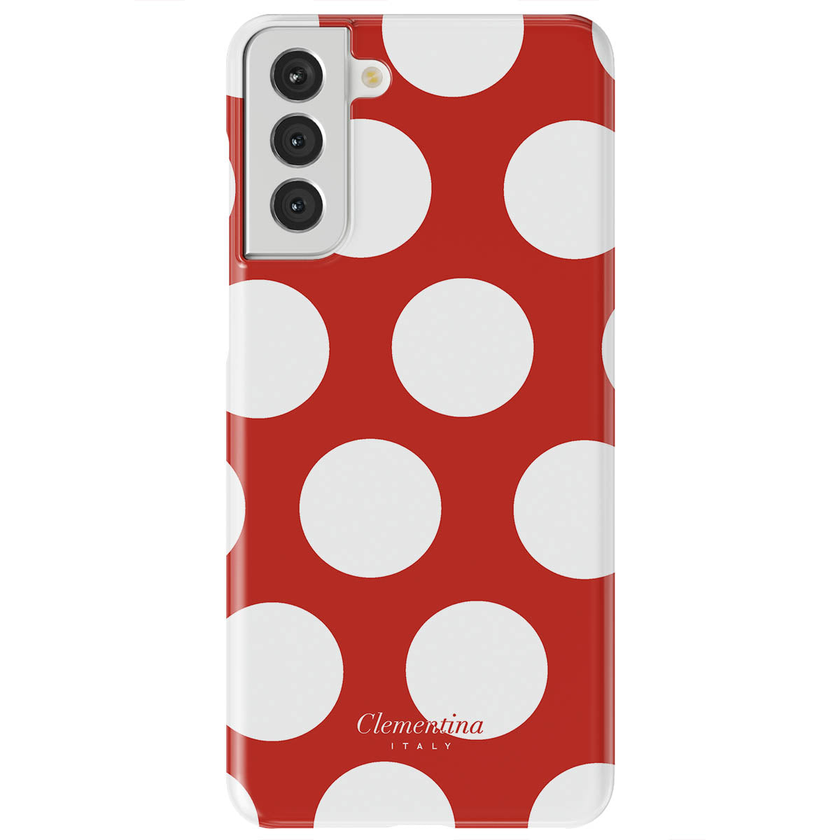 White Polka Dots Tough Case
