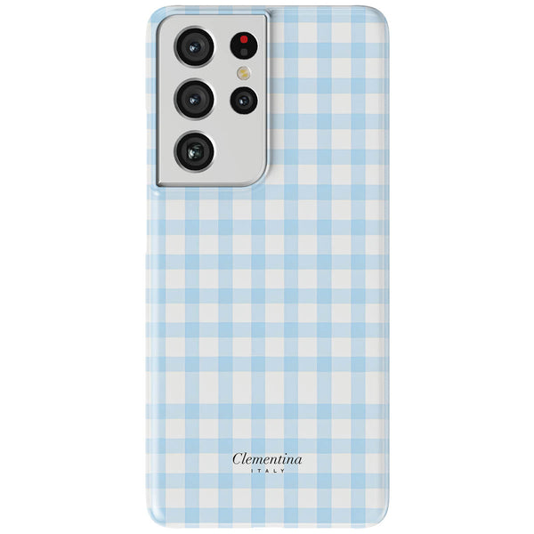 Baby Blue Gingham Tough Case