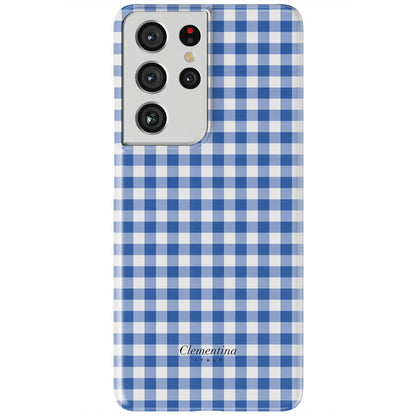 Blue Gingham Tough Case