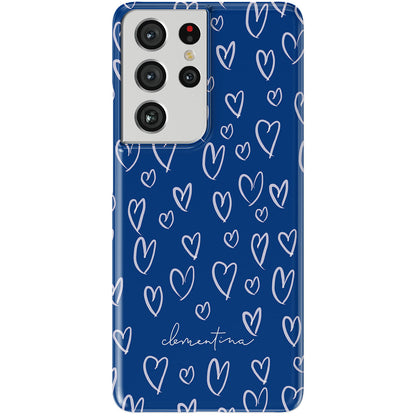 Blue Hearts Tough Case