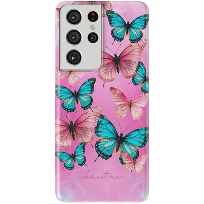 Y2K Butterflies Snap Case