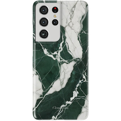 Green Marble Snap Case