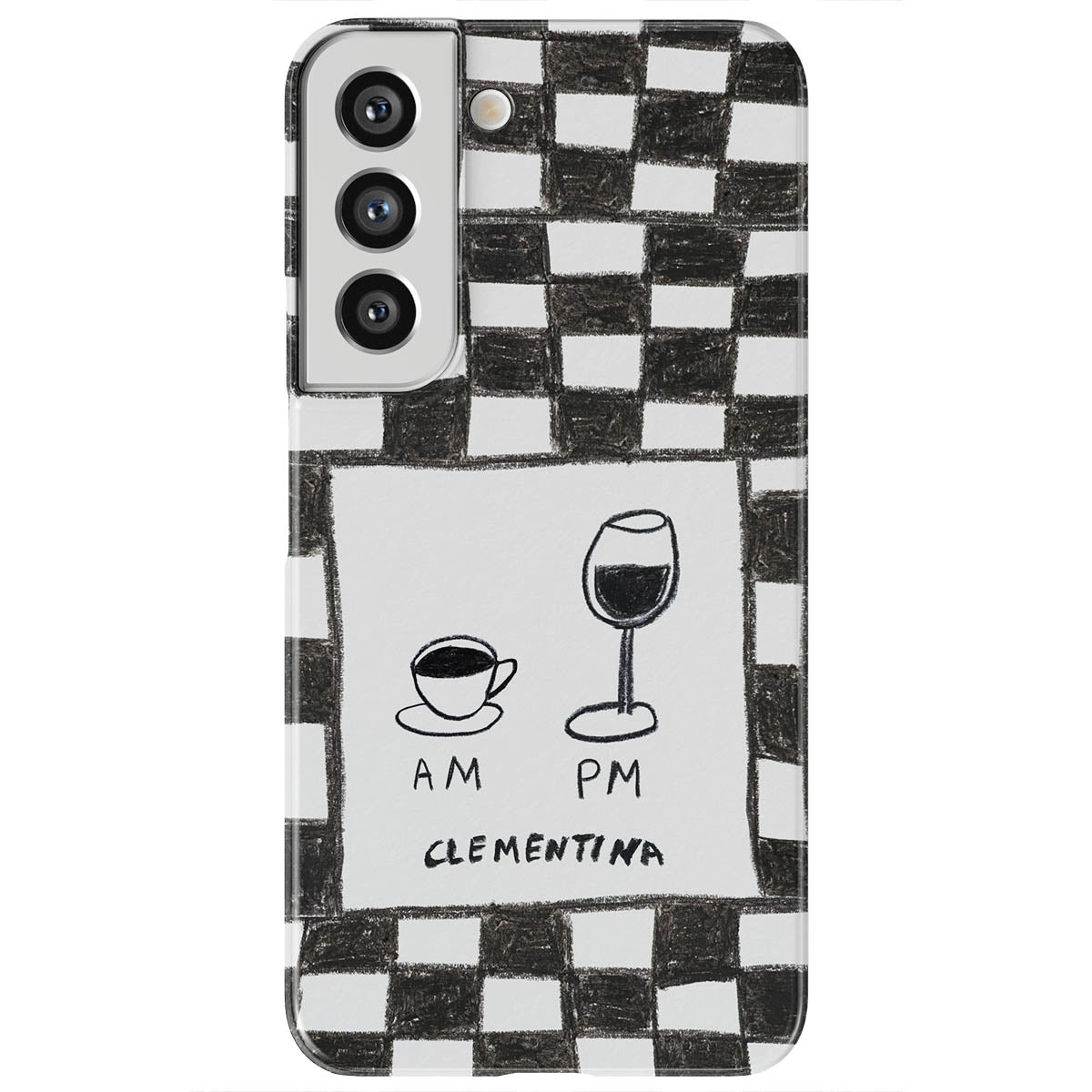 AM PM Magnetic Tough Phone Case