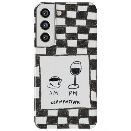 AM PM Magnetic Tough Phone Case