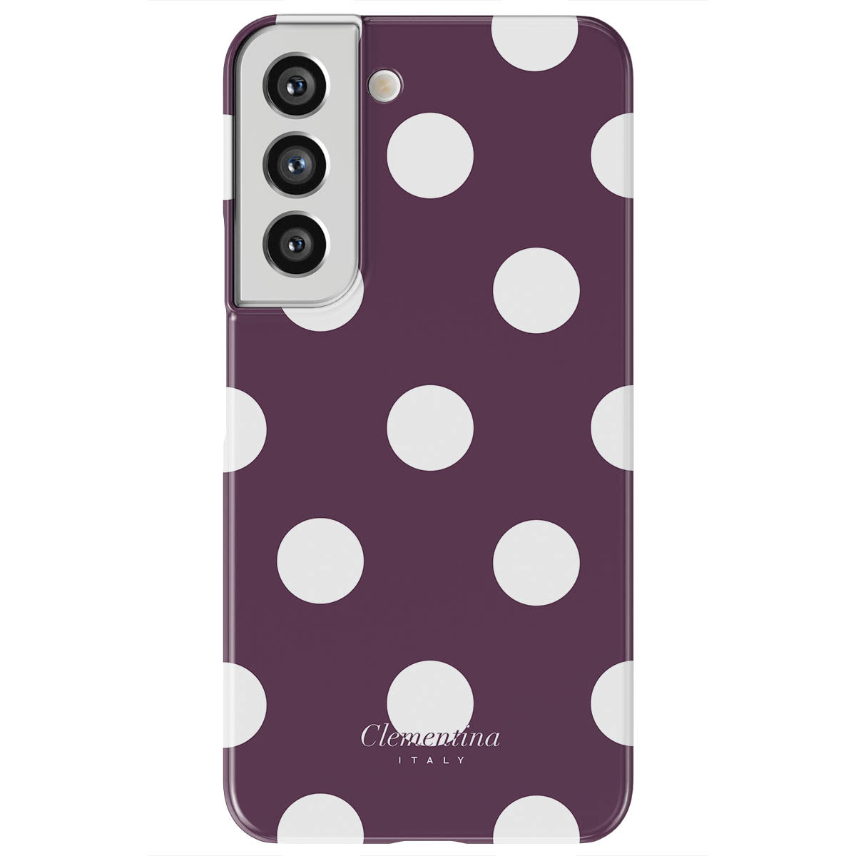 Burgundy Dots Tough Case