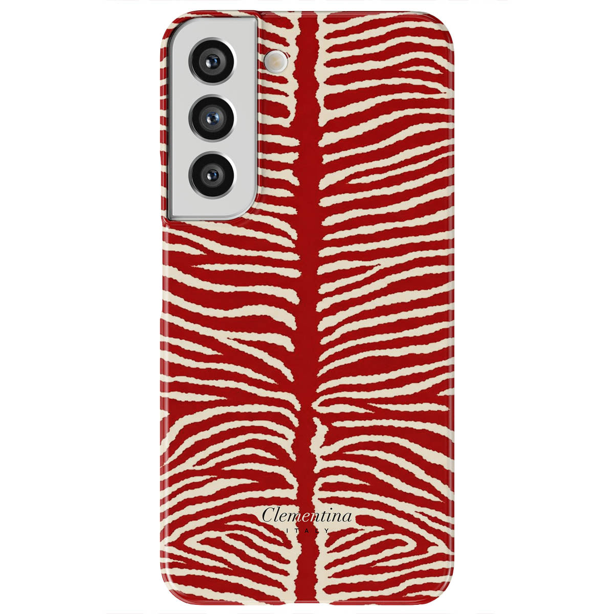 Burgundy Zebra Tough Case